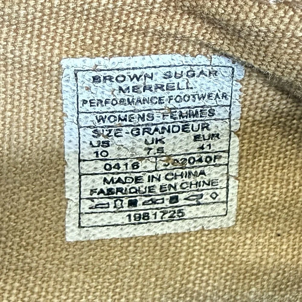 Merrell‎ Shoes Women's 10 Brown Sugar Leather Slip On Performance Casual Comfort
